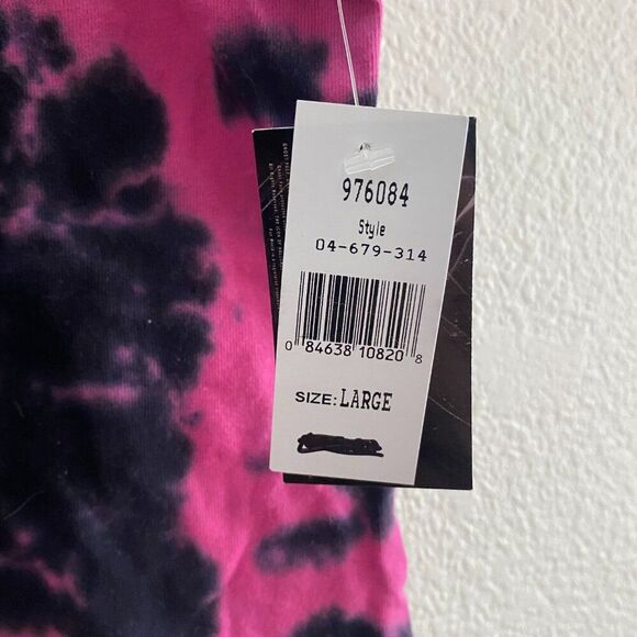 Scream Ghost Face Ghostface Crop Tank Top Tie-Dye Size Large NWT Changes - Picture 2 of 4